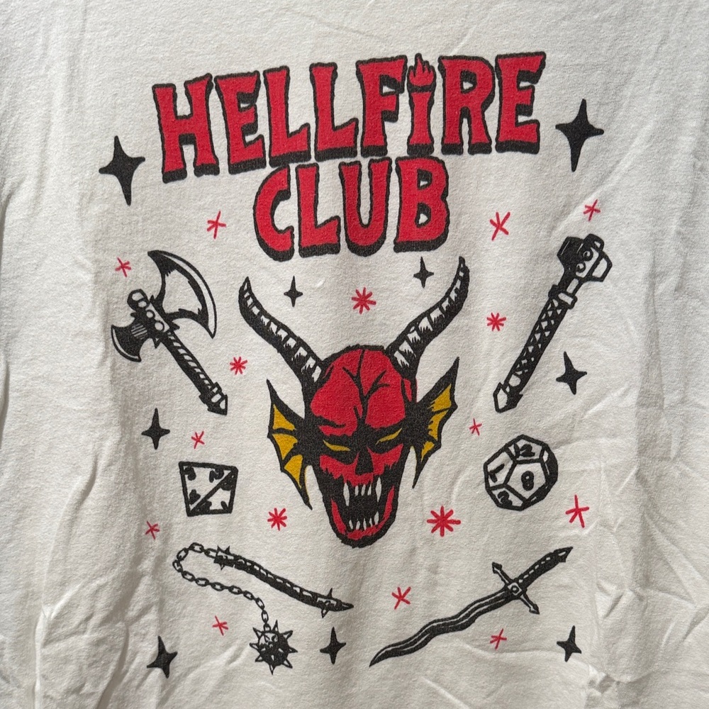 Stranger Things Hellfire Club Raglan Tee - Picture 4 of 6